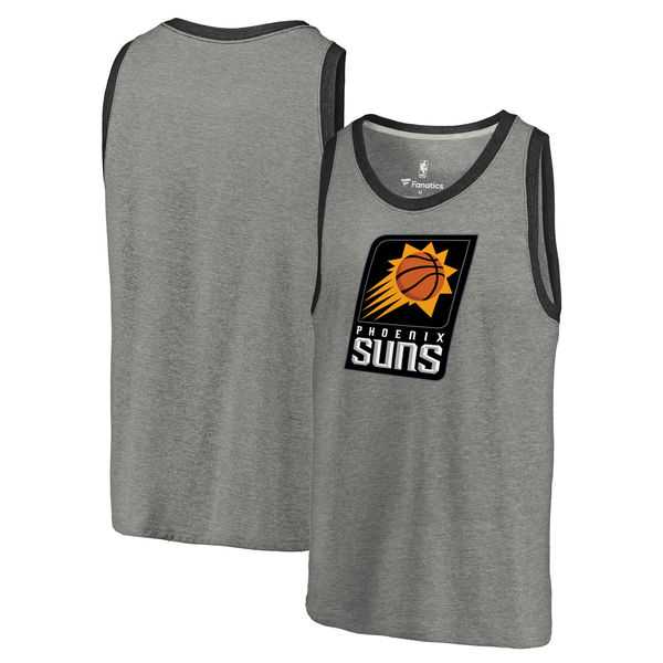 Phoenix Suns Team Essential Tri-Blend Tank Top - Heather Gray,We sell and wholesale Phoenix Suns Team Essential Tri-Blend Tank Top - Heather Gray on line form chian!